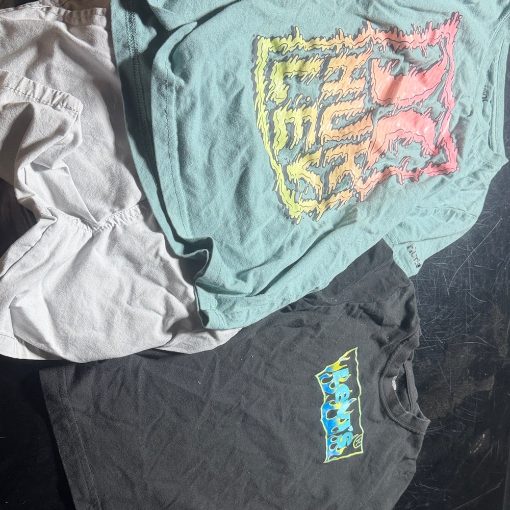 Graphic Kids T-Shirt Set - Black and Green